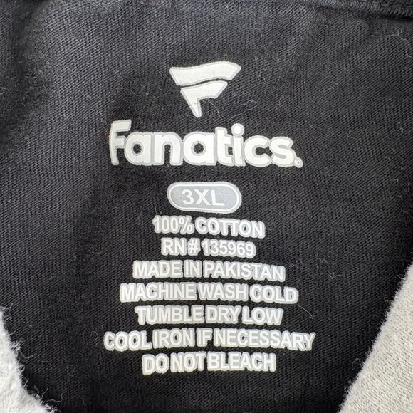 Fanatics Pittsburgh Steelers NFL Football Hooded Long Slv Shirt 3XL Black Yellow - Picture 5 of 11